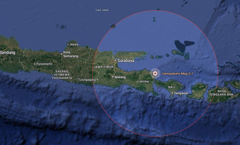 Gempa bumi guncang Banyuwangi